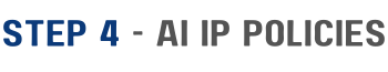 AIIPA Step 4 AI IP Policies Compliance Code of Behavior Violations